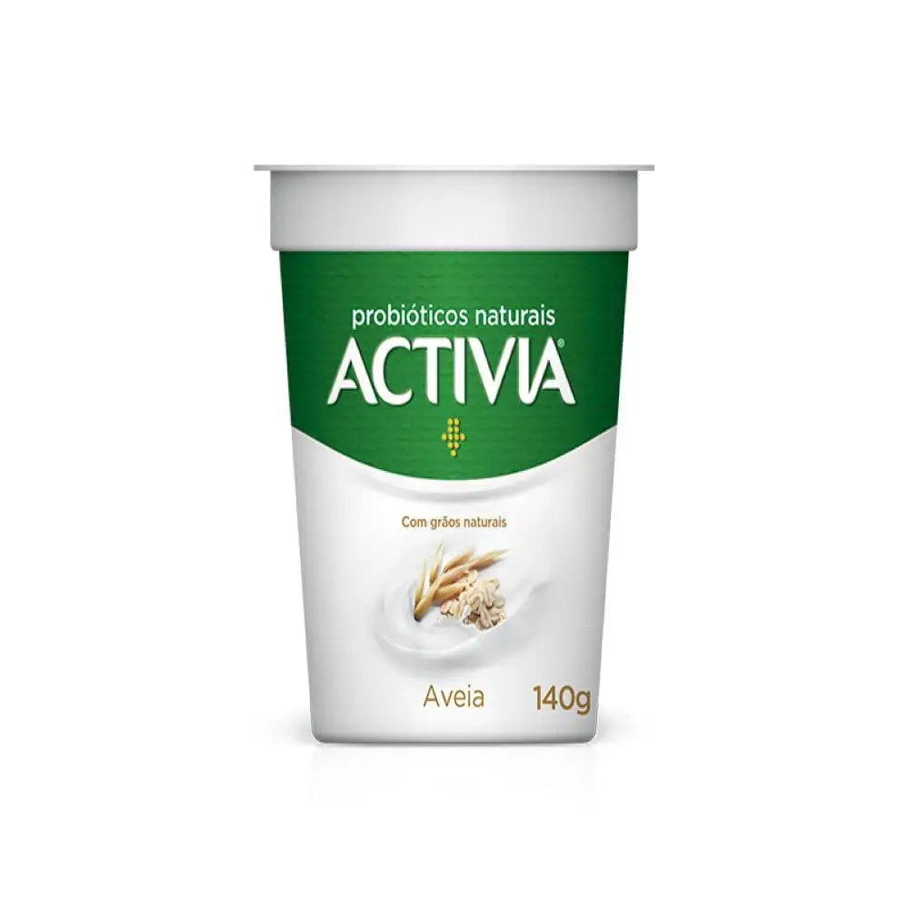 Leite Fermentado Integral Aveia Activia Copo 140g