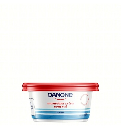 Manteiga Extra Com Sal Danone Pote 200g