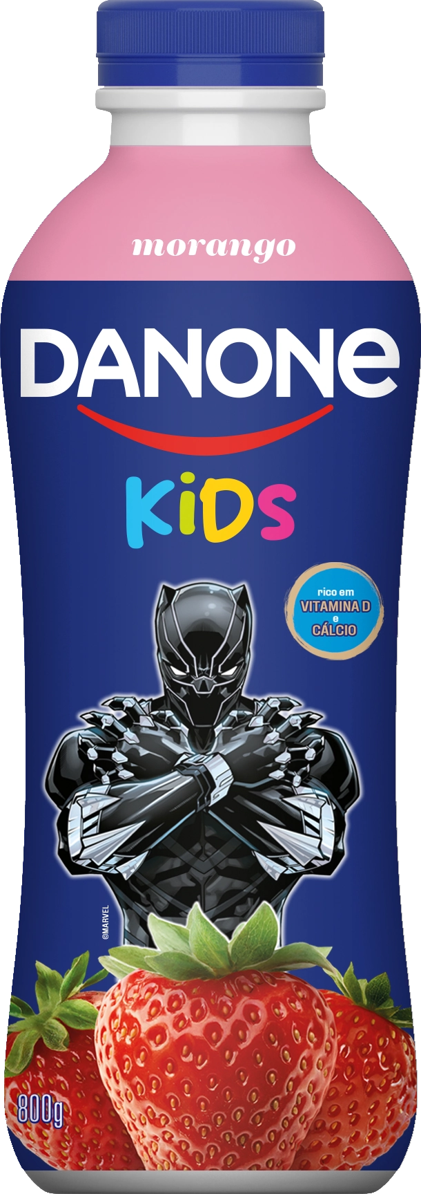 Iogurte Morango Danone Kids Garrafa 800g