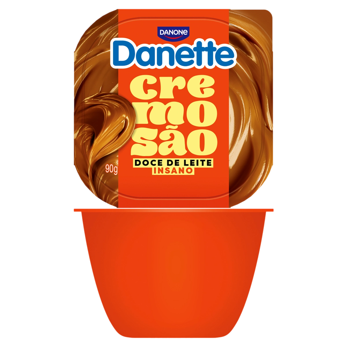 Sobremesa Láctea Doce De Leite Insano Danette Cremosão Pote 90g