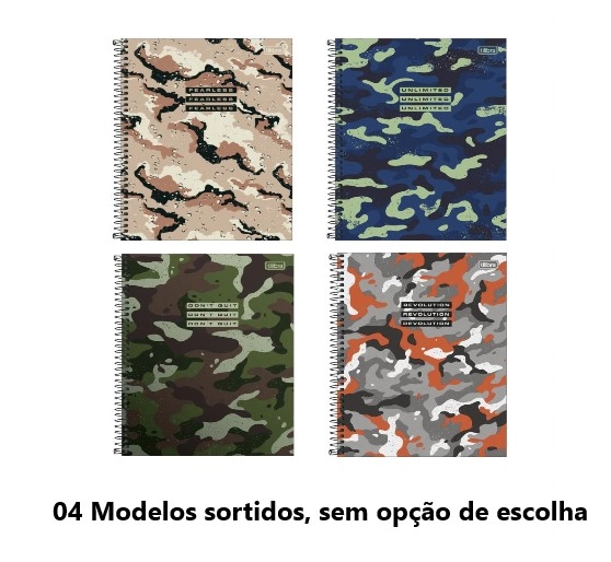 Caderno 10x1 Capa Dura Hide 160fls Tilibra