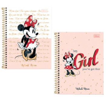 Caderno Cd Colege Minnie 1m 80fls
