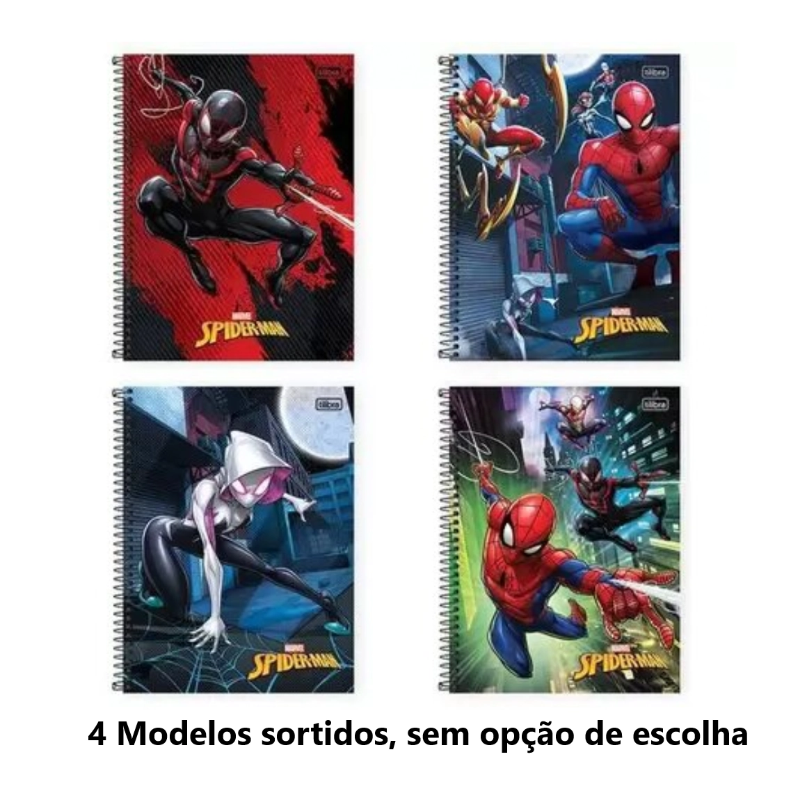 Caderno Capa Dura Spider Man Tilibra 160