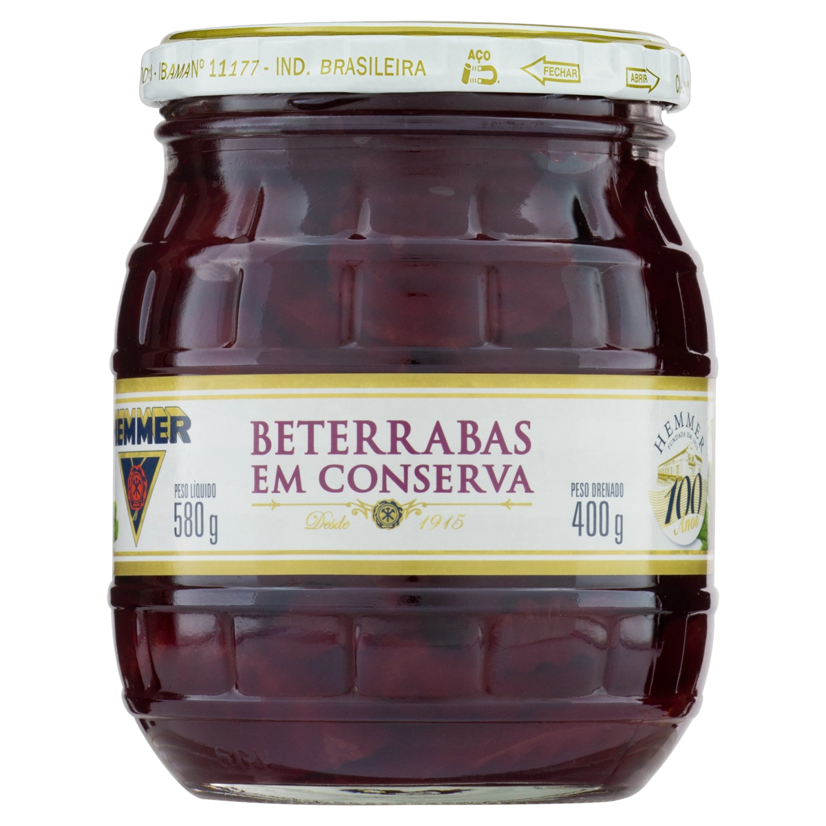 Beterraba Hemmer Conserva 400g