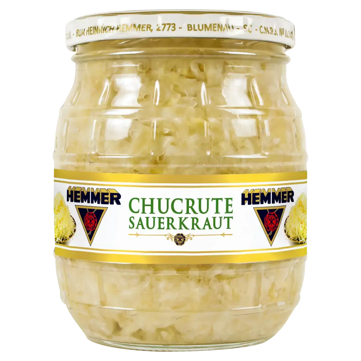 Chucrute Em Conserva Hemmer Vidro 450g