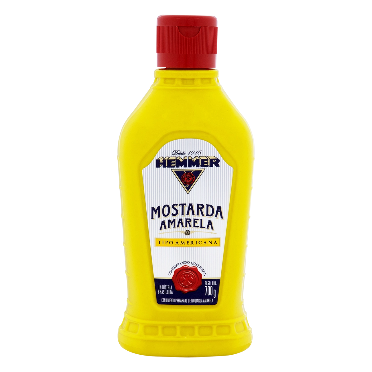 Mostarda Amarela Americana Hemmer Squeeze 700g