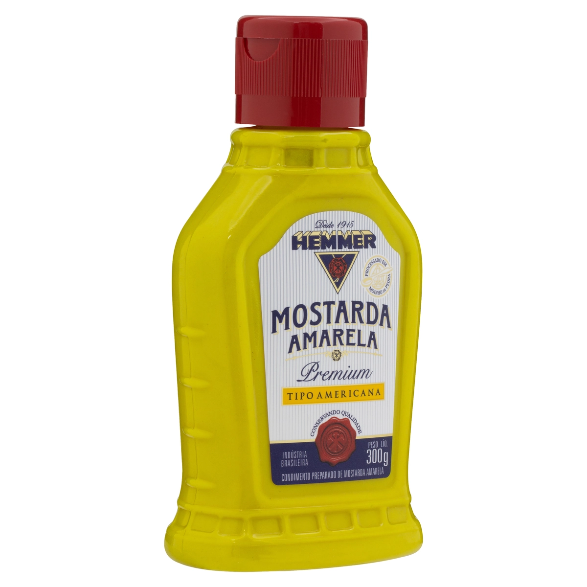 Mostarda Amarela Americana Hemmer Premium Squeeze 300g