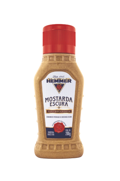 Mostarda Escura Holandesa Hemmer Squeeze 200g