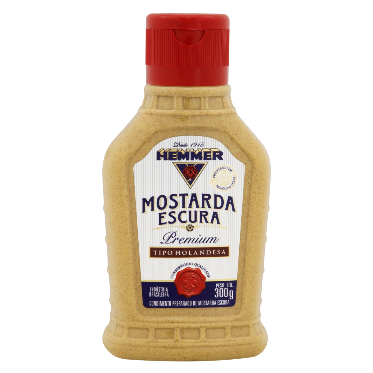 Mostarda Escura Holandesa Hemmer Premium Squeeze 300g