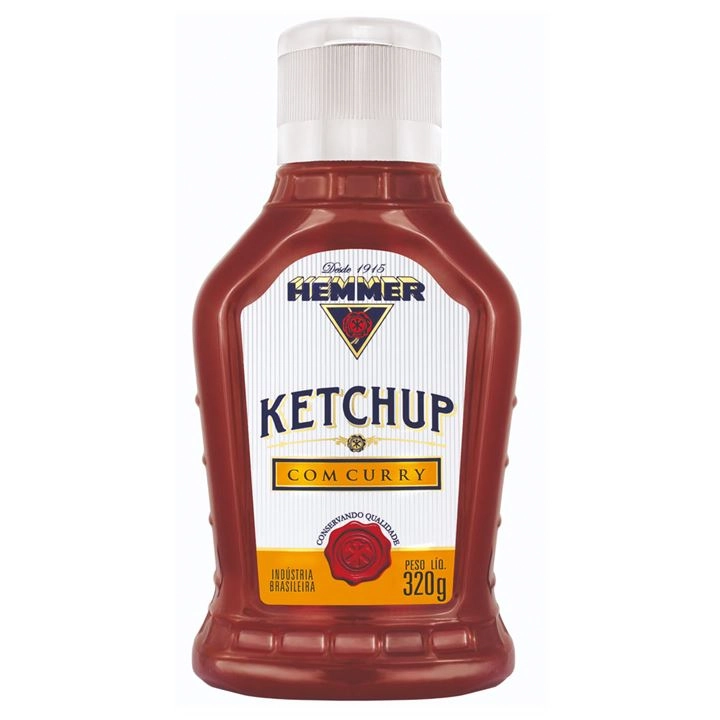 Ketchup Com Curry Hemmer Squeeze 320g