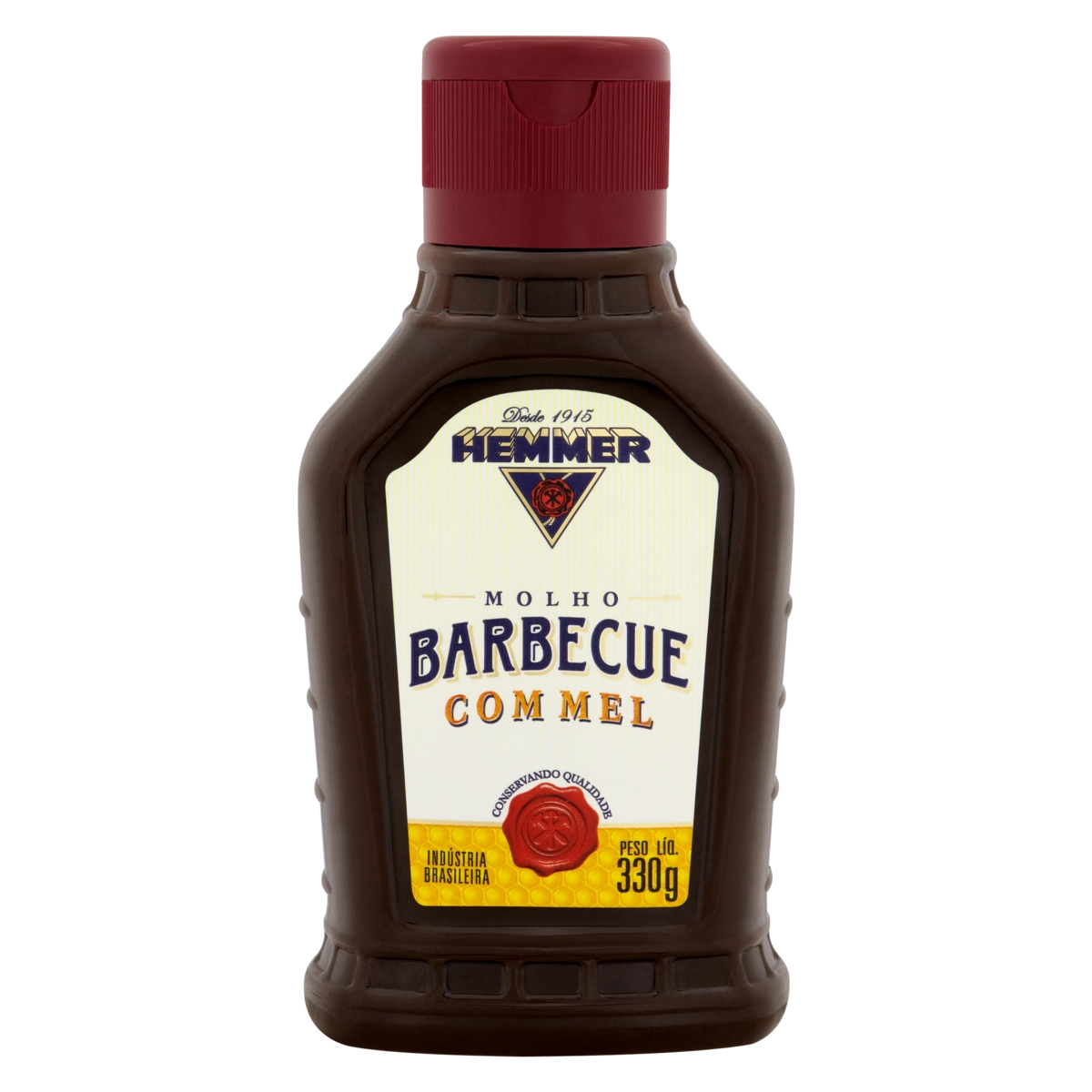 Molho Barbecue Com Mel Hemmer Squeeze 330g