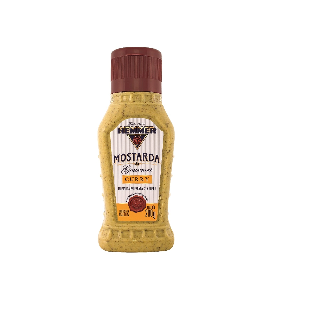 Mostarda Com Curry Hemmer Gourmet Squeeze 200g