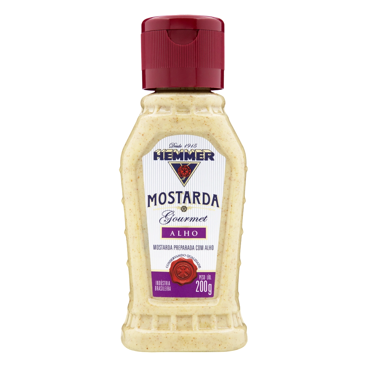 Mostarda Com Alho Hemmer Gourmet Squeeze 200g