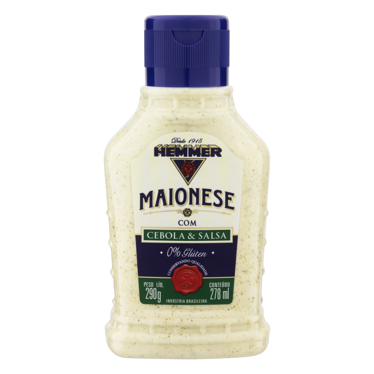 Maionese Com Cebola E Salsa Hemmer Squeeze 290g