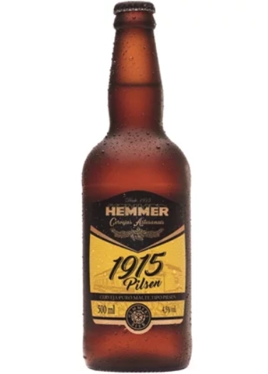 Cerveja Pilsen Puro Malte Hemmer Garrafa 500ml