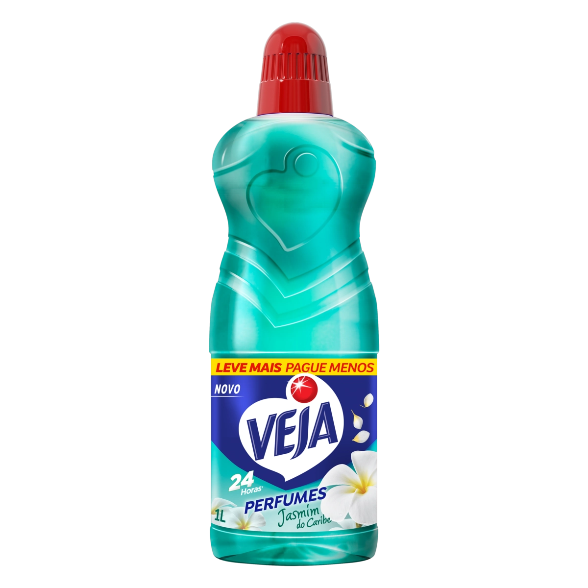Limpador Perfumado Jasmim Do Caribe Veja Perfumes Frasco 1l