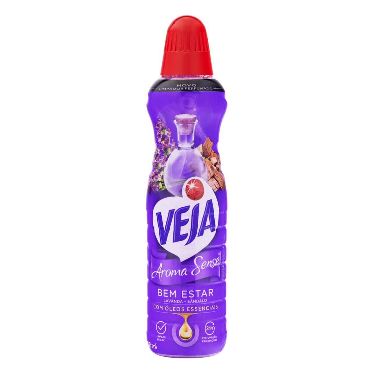 Limpador Perfumado Bem Estar Veja Aroma Sense Frasco 500ml