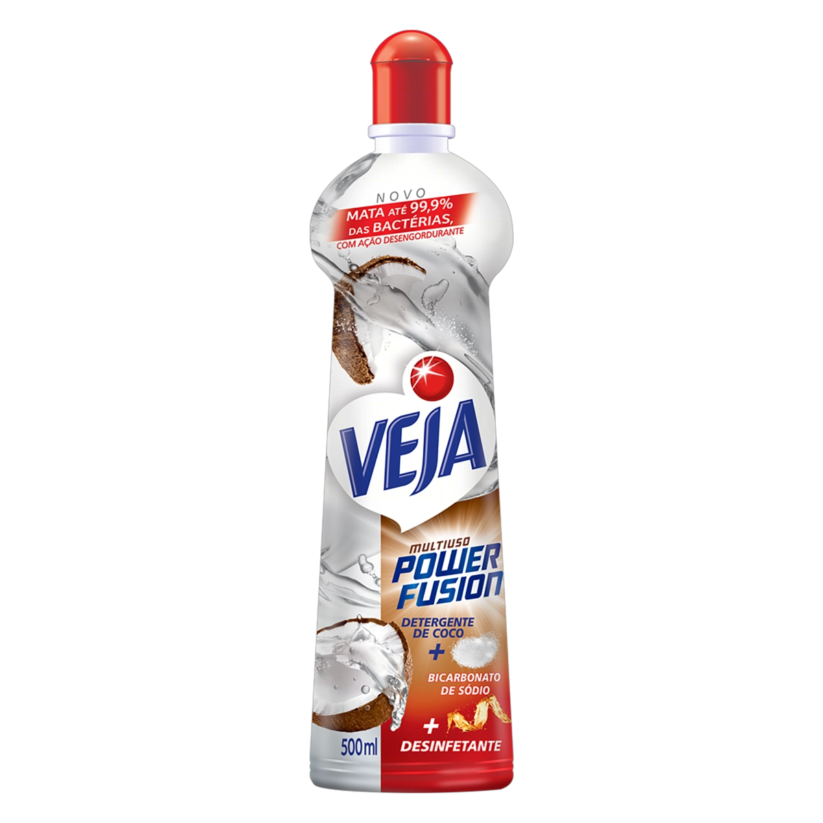 Limpador Multiuso Coco Veja Power Fusion Squeeze 500ml