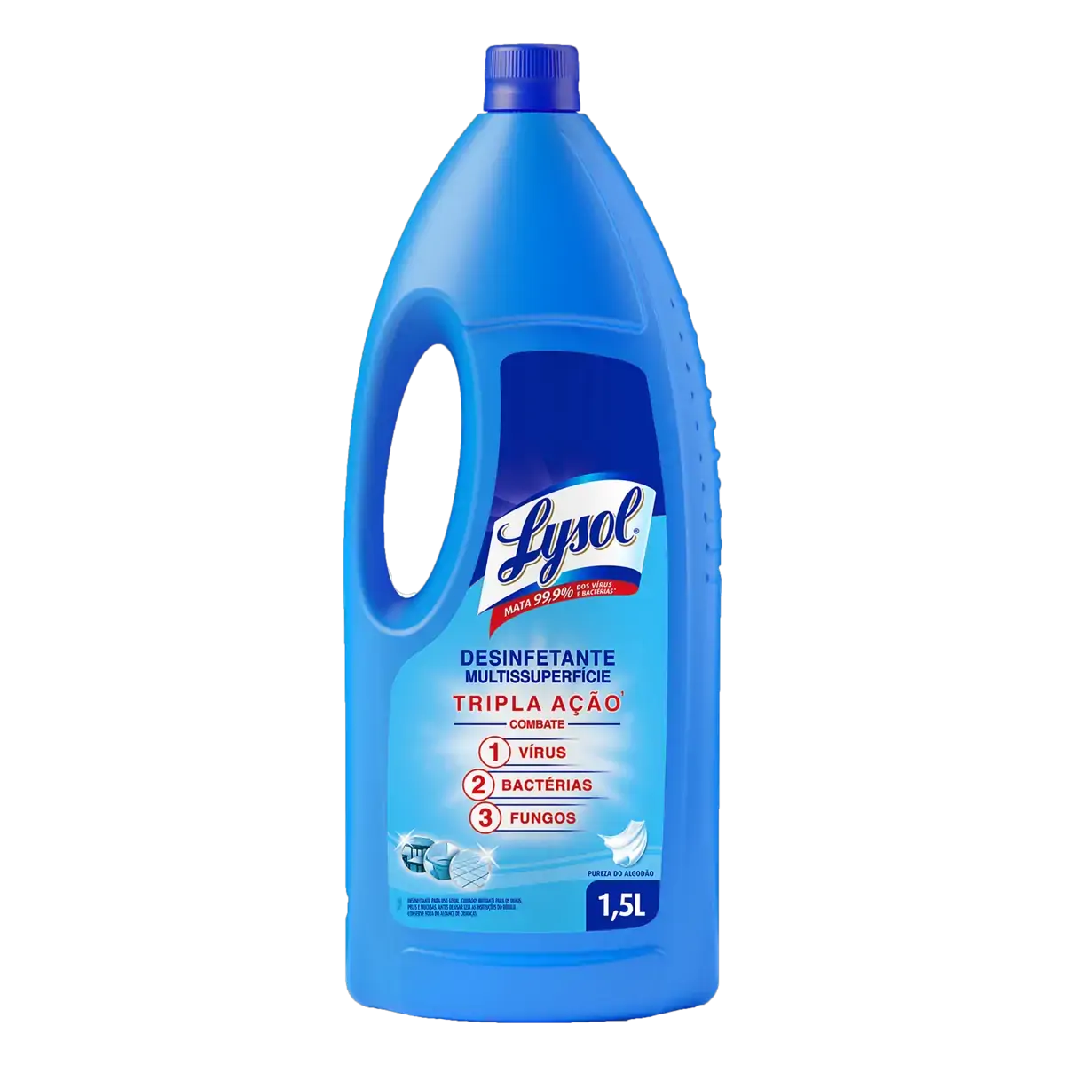 Desinfetante Multissuperfícies Pureza Do Algodão Lysol Frasco 1,5l