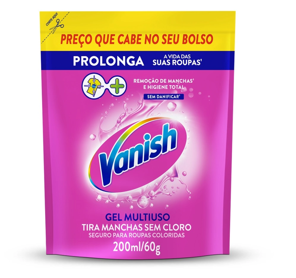 Tira Manchas Gel Multiuso Vanish Sachê 200ml