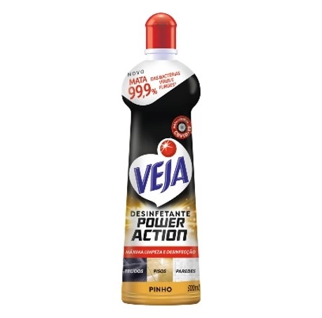 Desinfetante Pinho Veja Power Action Squeeze 500ml