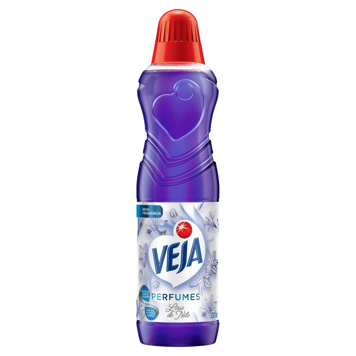 Limpador Perfumado Lírio Do Nilo Veja Perfumes Frasco 500ml