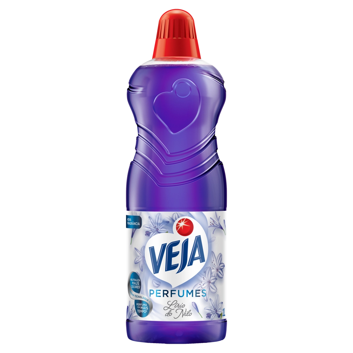 Limpador Perfumado Lírio Do Nilo Veja Perfumes Frasco 1l
