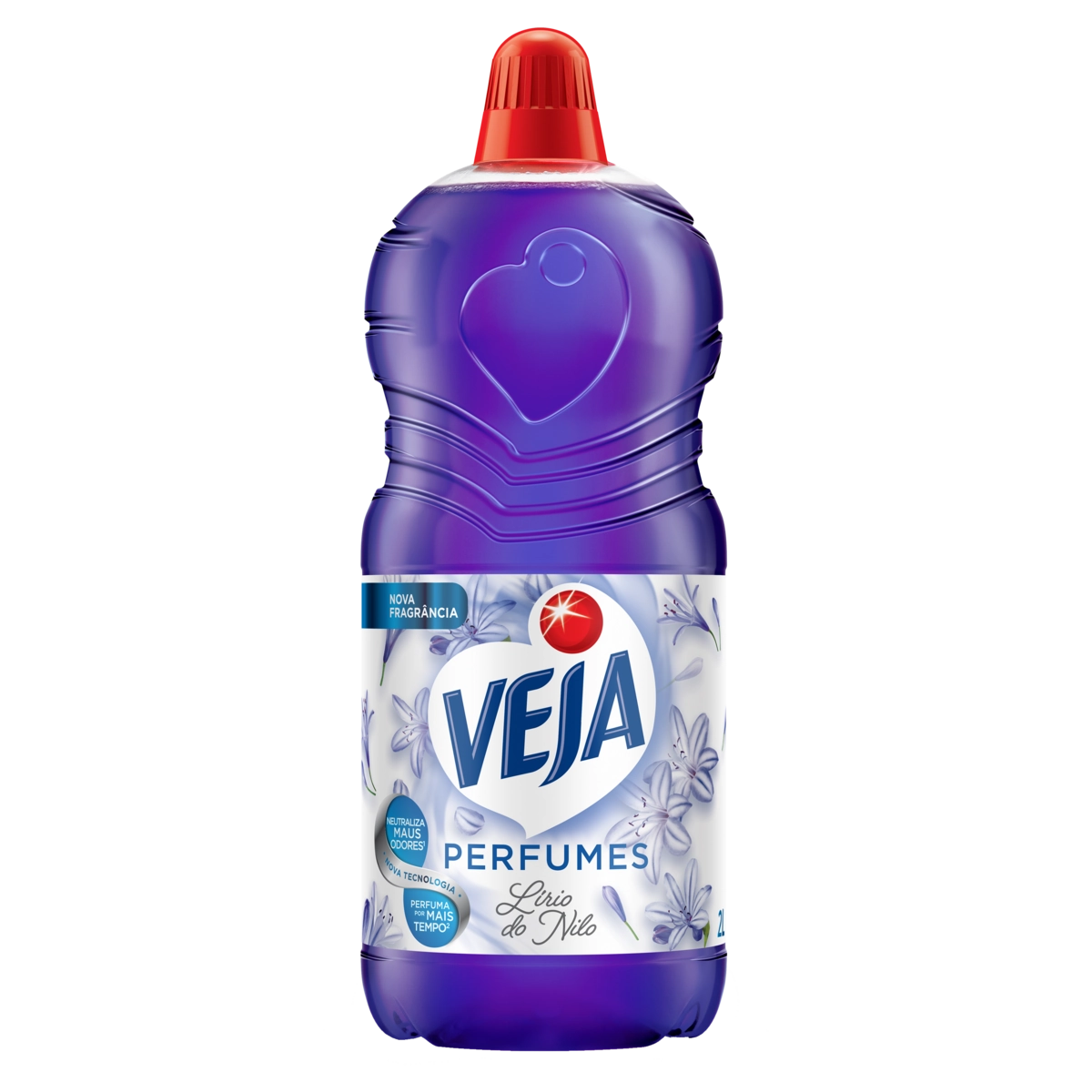 Limpador Perfumado Lírio Do Nilo Veja Perfumes Frasco 2l
