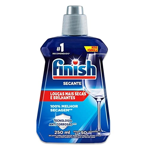 Secante Abrilhantador Para Máquina De Lavar Louças Finish Frasco 250ml