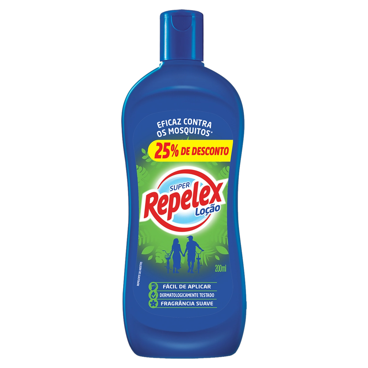 Repelente Loção Suave Repelex Frasco 200ml Grátis 25 De Desconto