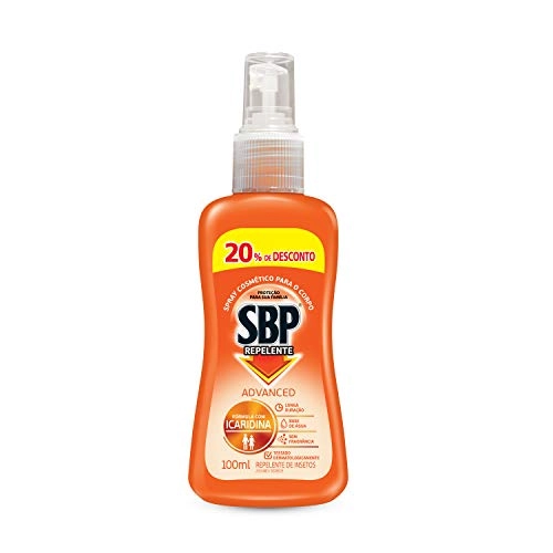 Repelente Sem Fragrância Sbp Advanced Frasco 100ml Spray Grátis 20 De Desconto