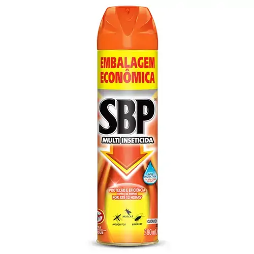 Multi Inseticida Aerossol Sbp Frasco 380ml Spray Embalagem Econômica