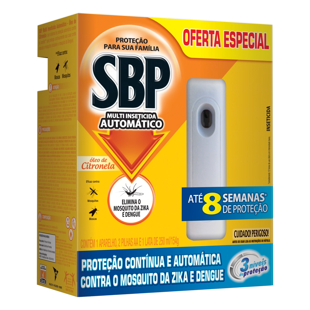 Multi Inseticida Automático Sbp Caixa 250ml