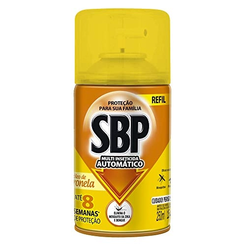 Multi Inseticida Automático óleo De Citronela Sbp Frasco 250ml Spray Refil