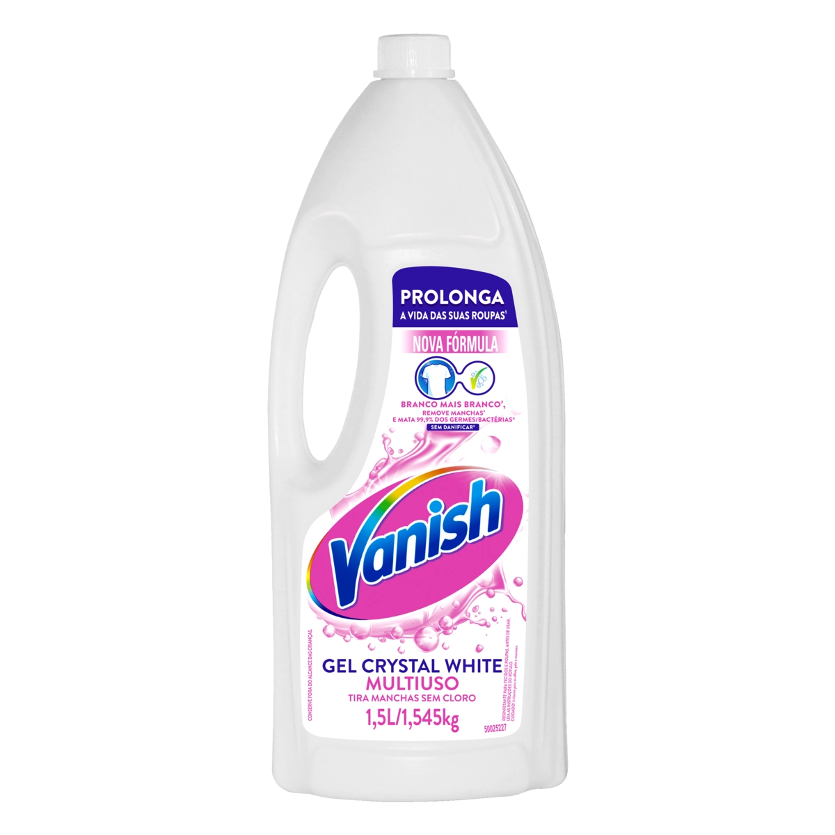 Tira Manchas Gel Multiuso Vanish Crystal White Frasco 1,5l