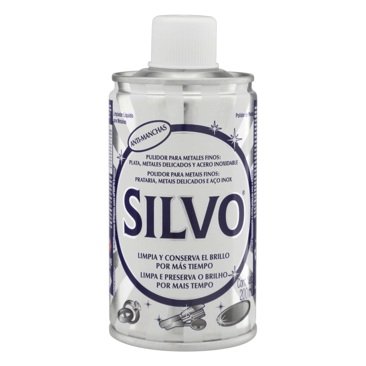Polidor De Metais Silvo Frasco 200ml