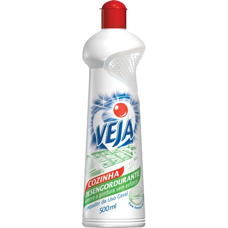 Limpador Desengordurante Cozinha Limão Veja Squeeze 500ml