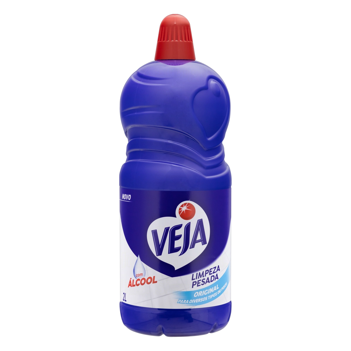 Limpador Limpeza Pesada Com álcool Original Veja Frasco 2l