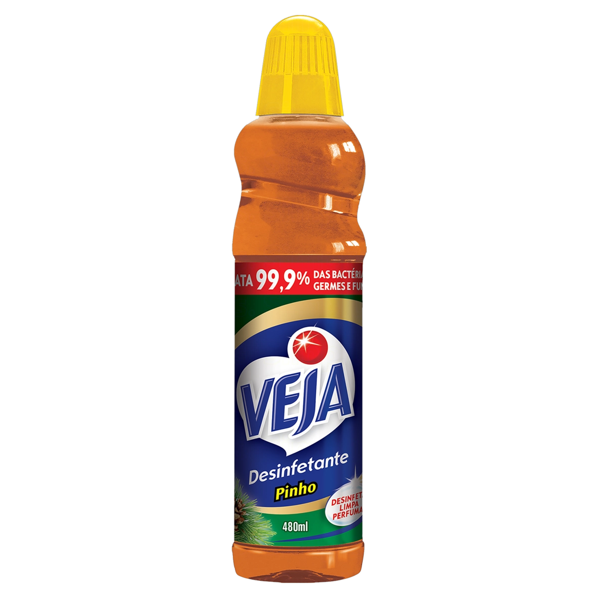 Desinfetante Multiuso Pinho Veja Frasco 480ml