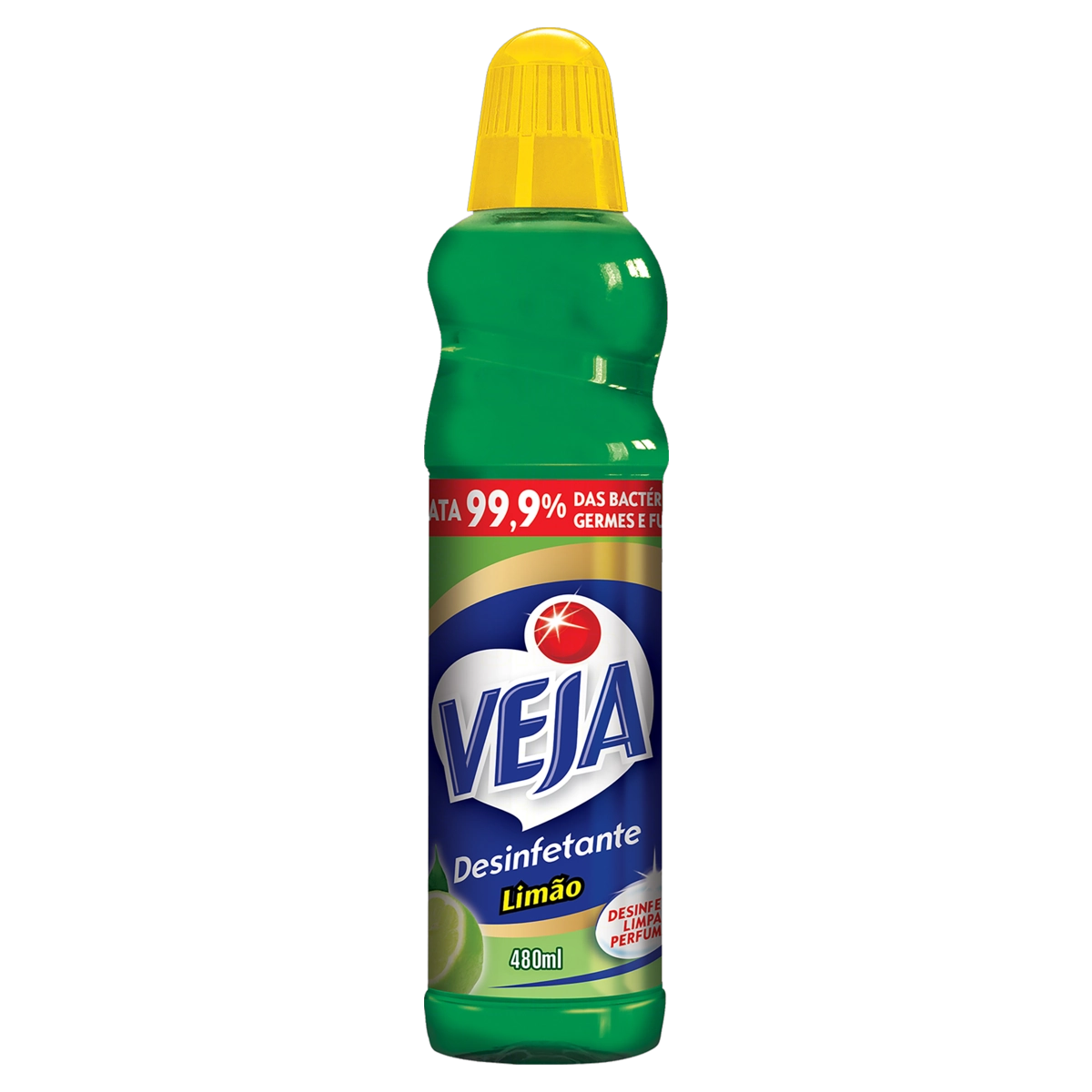 Desinfetante Multiuso Limão Veja Frasco 480ml
