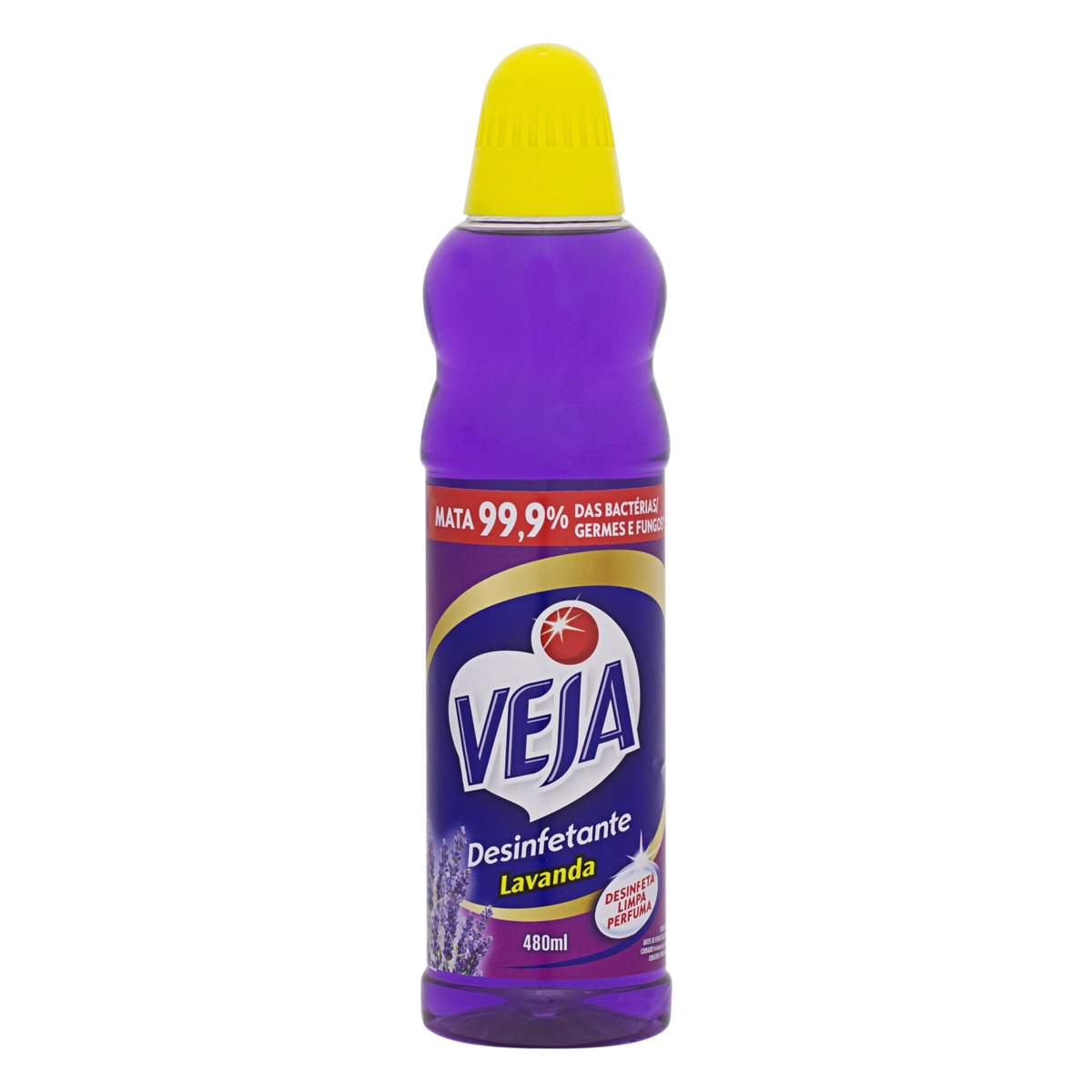 Desinfetante Uso Geral Lavanda Veja Frasco 480ml Grátis 15 De Desconto