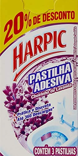 Pastilha Adesiva Harpic Lav 50 Desc Off