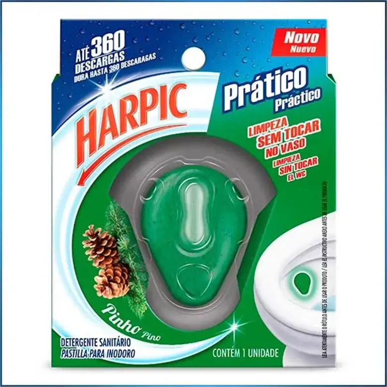 Bloco Sanitário Sólido Harpic 20g Pinho Unit