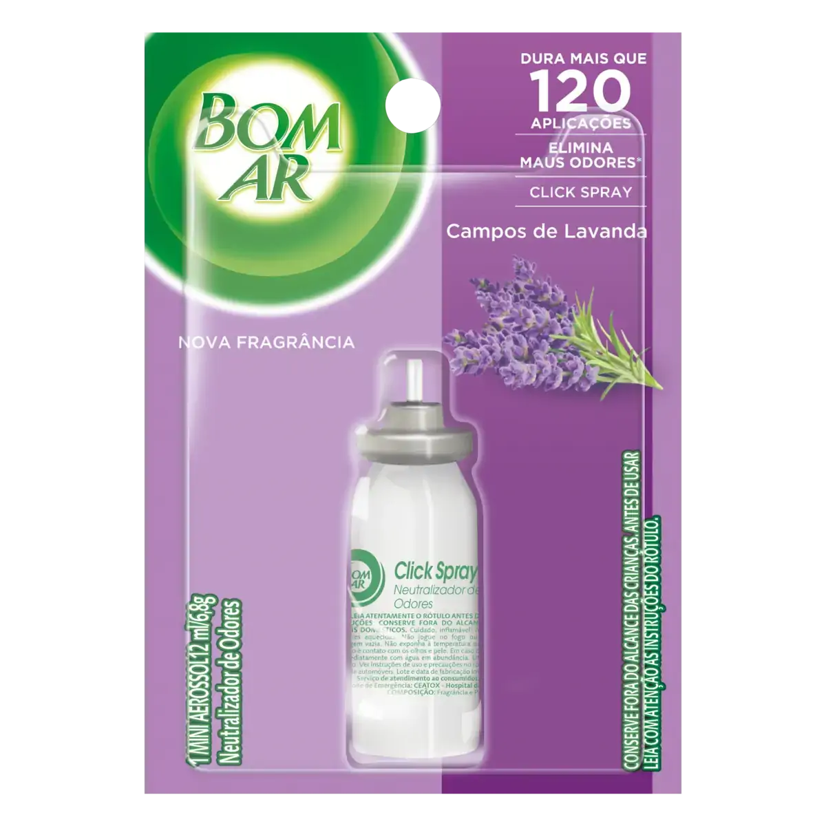 Bom Ar Click Spray Rf Lavanda
