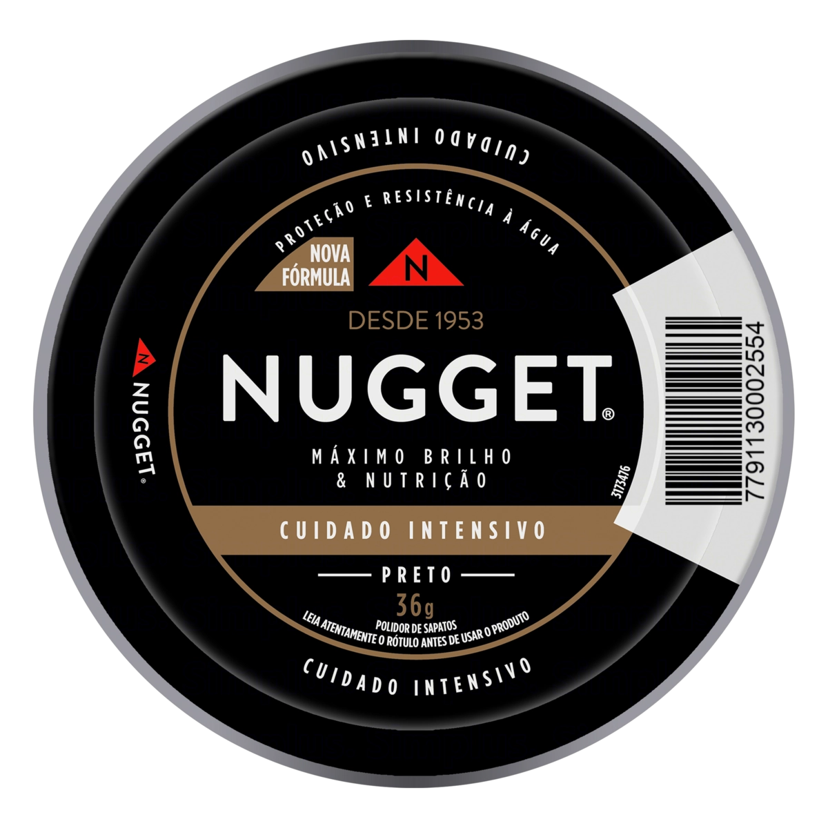 Cera Nugget Em Pasta Preta