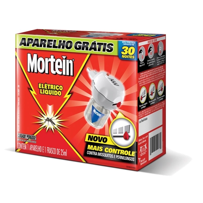 Inseticida Elétrico Mortein 35ml 30 Noites Grátis O Aparelho Unit
