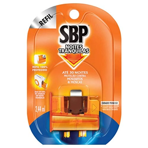 Repelente Líquido Elétrico Sbp Noites Tranquilas Blister 2,44ml Refil