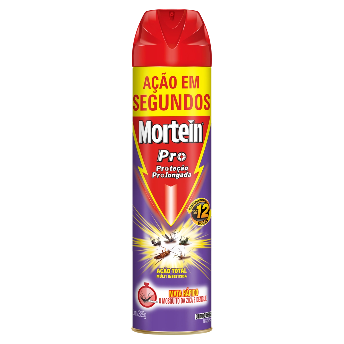 Multi Inseticida Aerossol Ação Total Mortein Pro Frasco 400ml Spray Embalagem Econômica