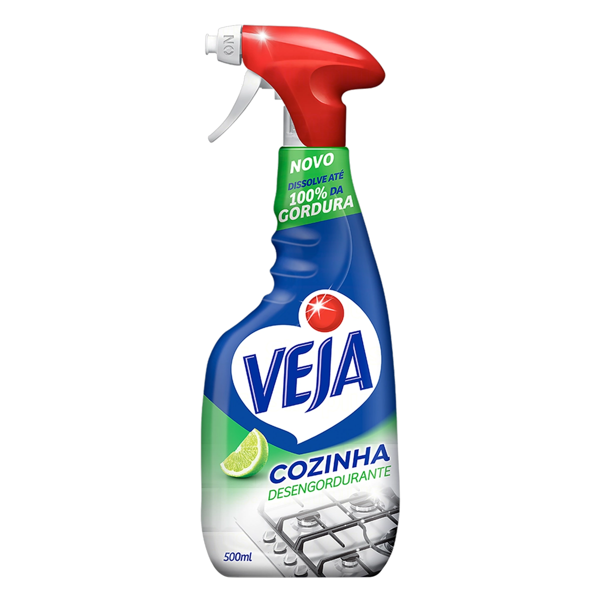 Limpador Desengordurante Cozinha Limão Veja Frasco 500ml Borrifador Grátis 30 De Desconto