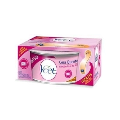 Cera Quente Veet Com Cera De Abelha Pote